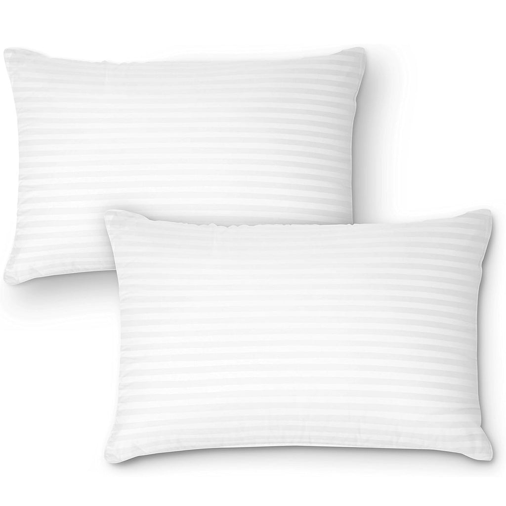 2 Pack Luxury Hotel Pillows Hypoallergenic Hollowfibre Soft Medium Support for Comfortable Sleep by OLIVIA ROCCO