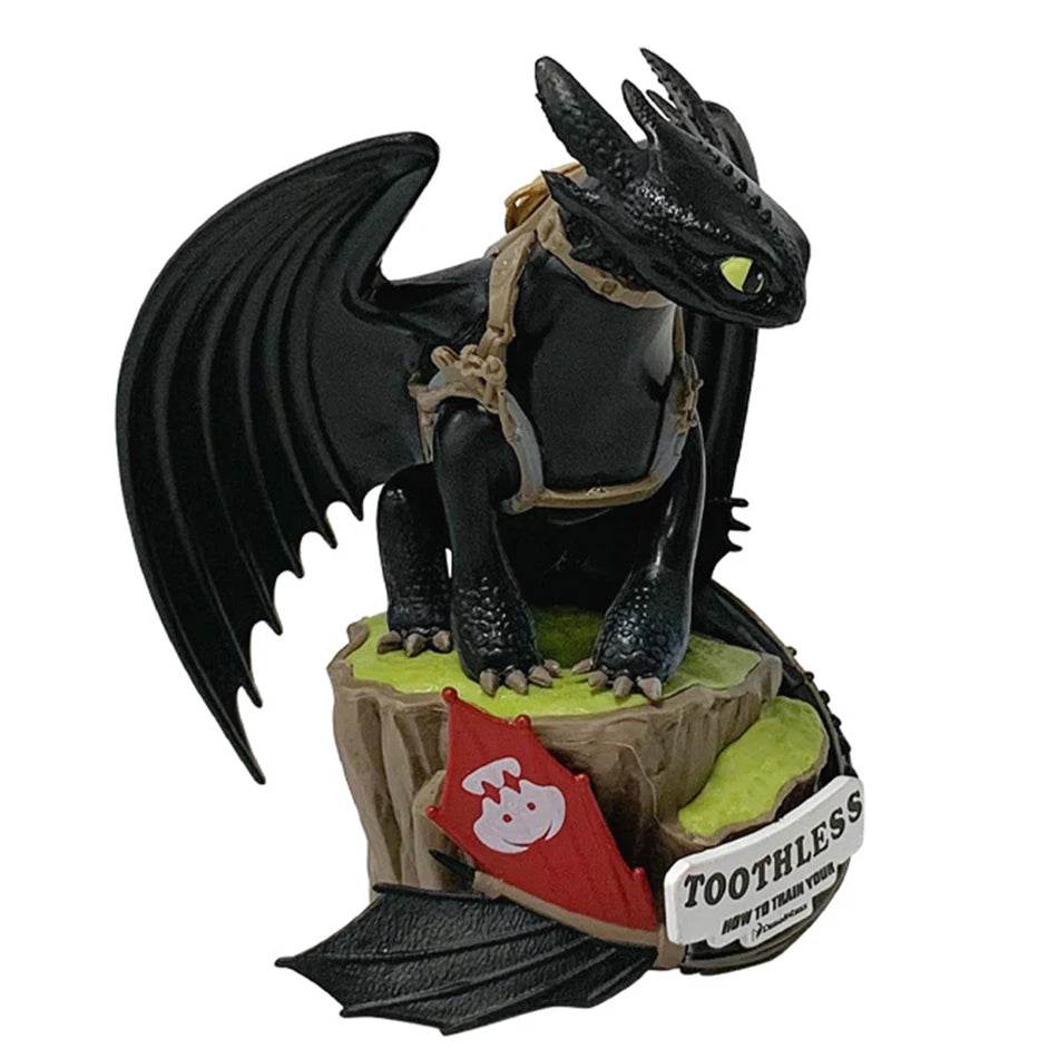 14cm Dragon Trainer Cute Model Toothless Dragon Figure Periphery PVC Dolls Decorative Collectibles festival Gift