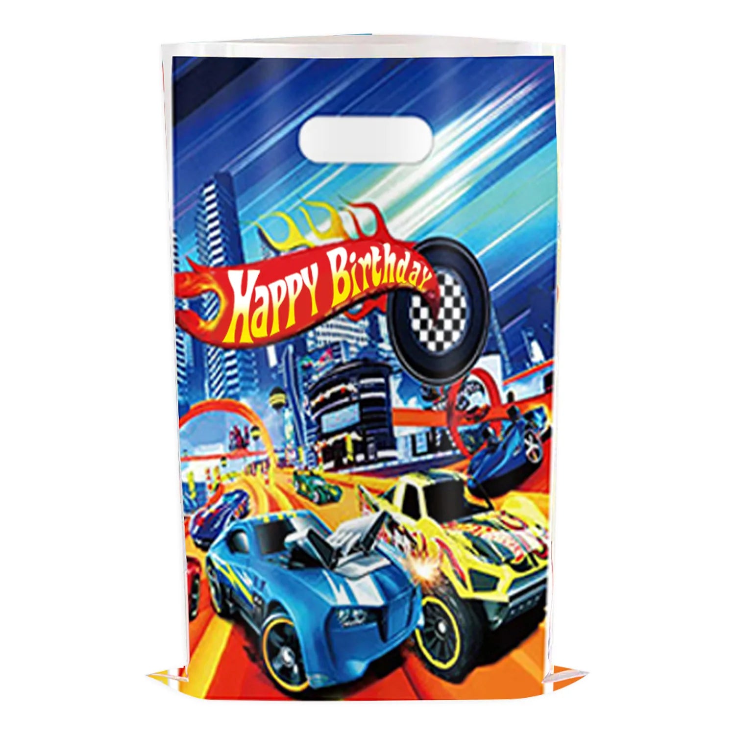 Hot Wheels Birthday Party Decor Disposable Tableware Racing Car Gift Bag Tablecloth Cake Balloon Plate Boy Kid Party Supplie Set