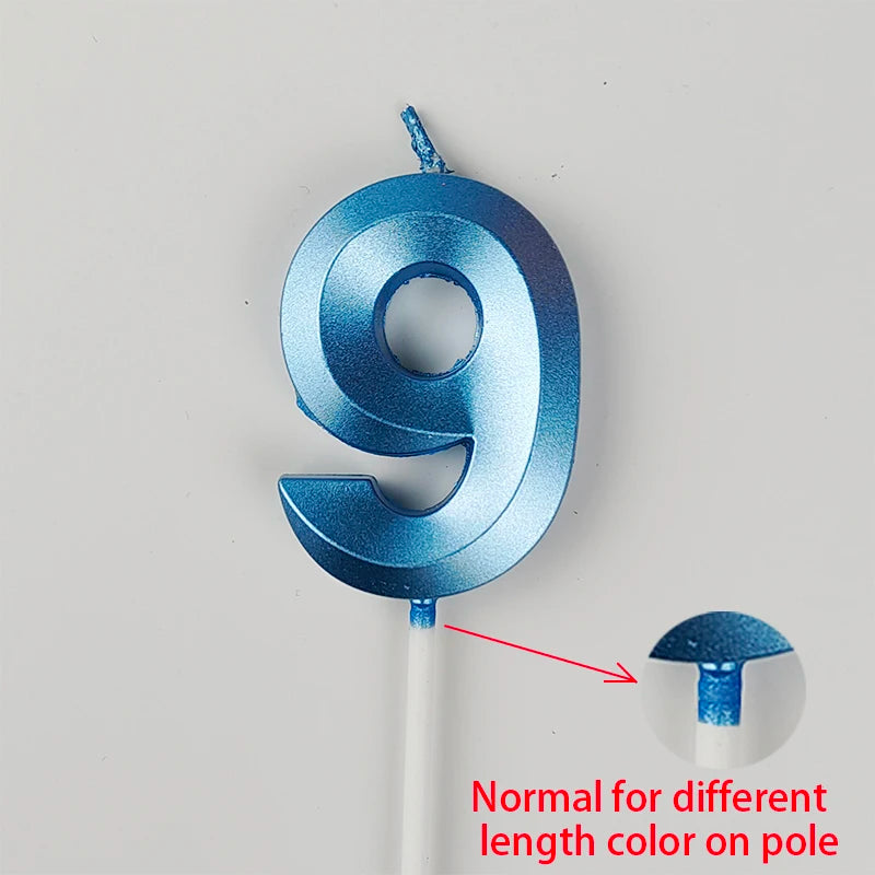 Birthday Digital Candle Opera House Digital Candles Birthday Cake Decoration Party Blue Pink Creative Candles