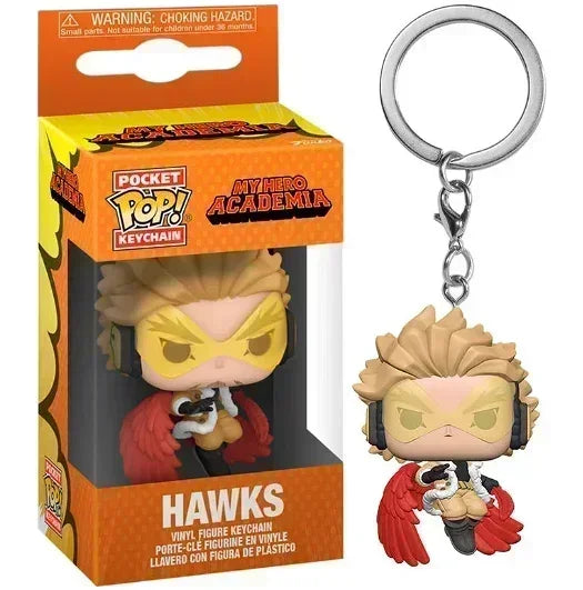 Funko POP Keychain My Hero Academia Himiko Toga Kurogiri Twice Hatsume Shigaraki Deku Bakugo Togata Dabi Midoriya Jiro Toys