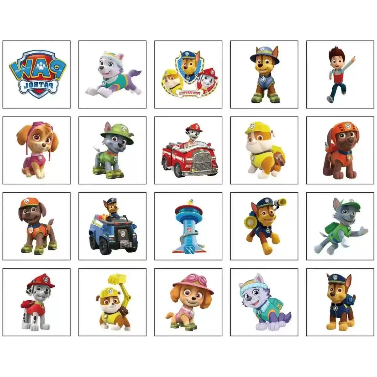 20pcs/set Cartoon Kpop Demon Hunters Temporary Tattoo Sticker Rumi Cute Waterproof Tattoo For Funny Party Gift