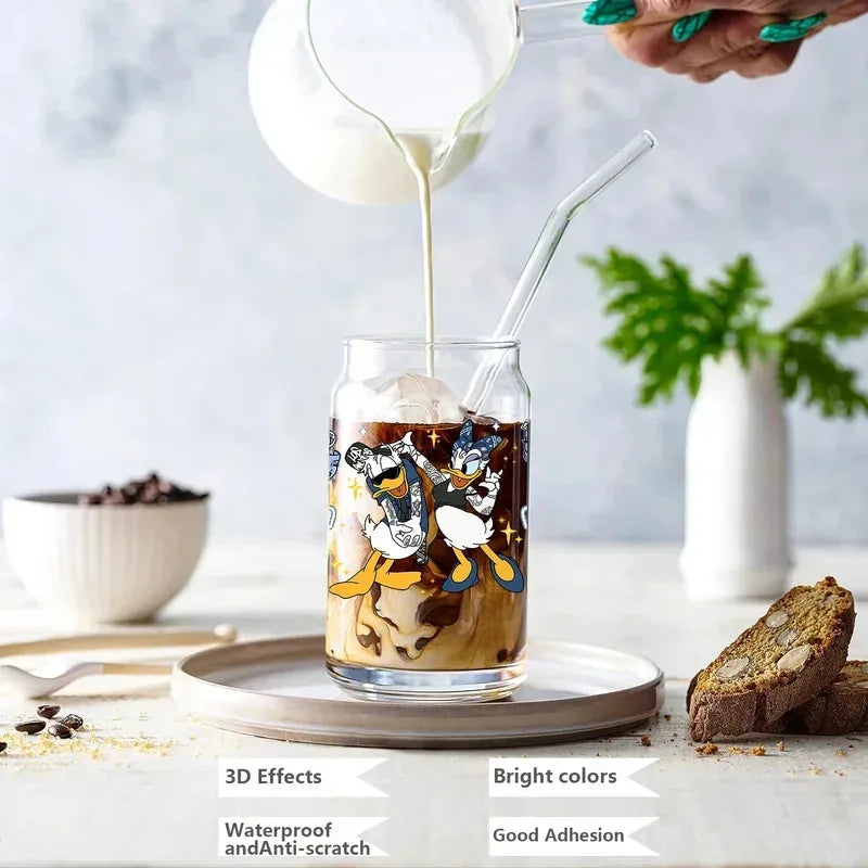 30 Style XOXO Happy Valentine Mickey Family UV Sticker DIY Decals 3D transfers uvdtf stickers 16oz uv dtf cup wraps