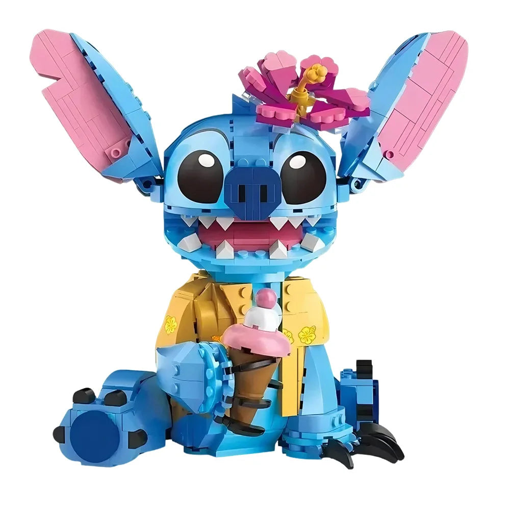 2026 Disney New 784pcs Stitch Angel Compatible Building Blocks Bricks Stitch DIY Toys Girl Boy Birthday Christmas Gift Toys
