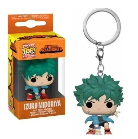 Funko POP Keychain My Hero Academia Himiko Toga Kurogiri Twice Hatsume Shigaraki Deku Bakugo Togata Dabi Midoriya Jiro Toys