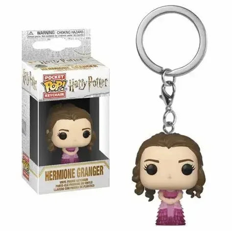 Funko Pop Hermione Granger Hagrid Ron Weasley Nearly Headless Nick Moaning Myrtle Snape Keychain Toy Figure Pocket Pop Kids Toys