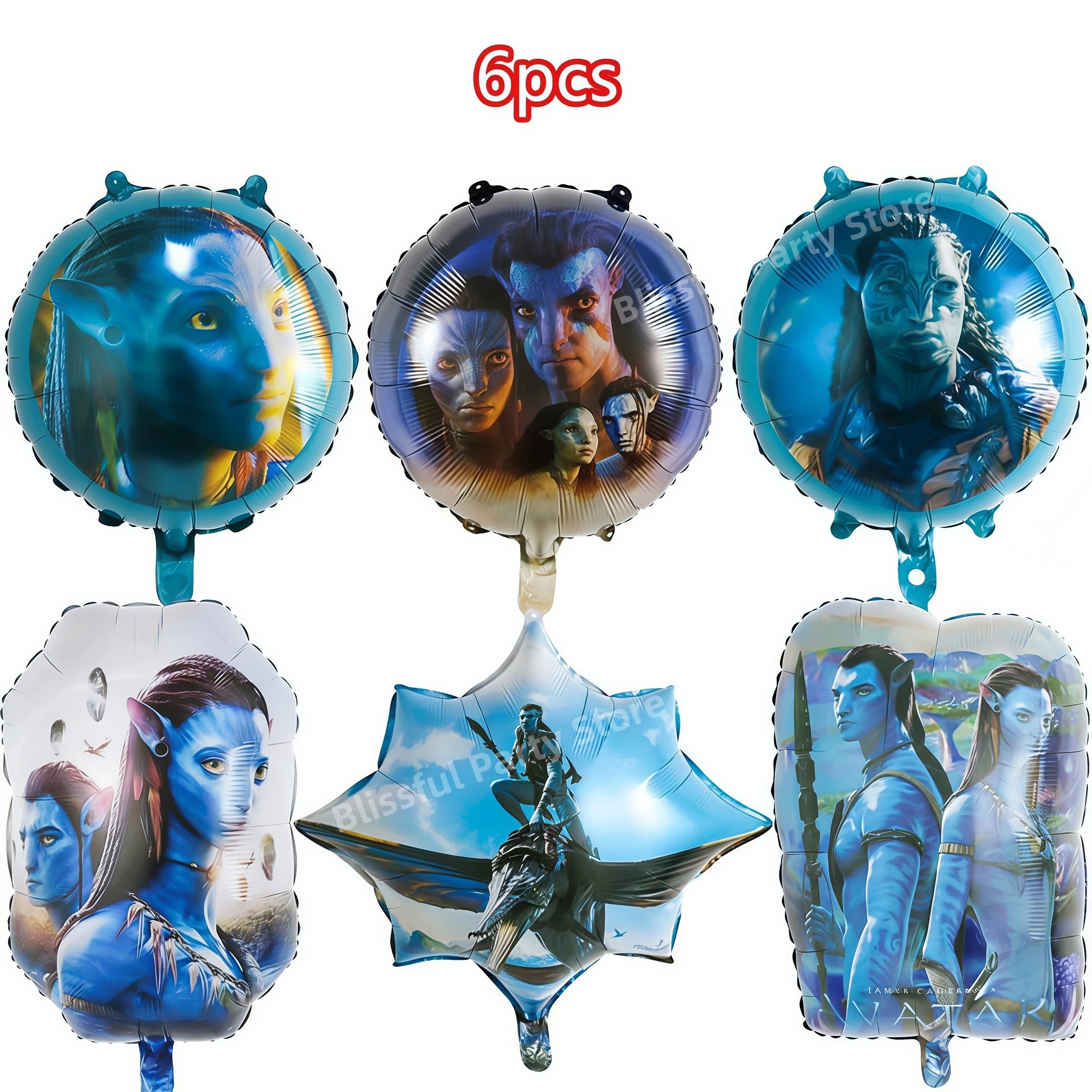Avatar Theme Balloon Set Birthday Decoration Fire and Ash‌ Number Ballon Movie Themed Boy Party Supplies Gift Baby Shower Globos