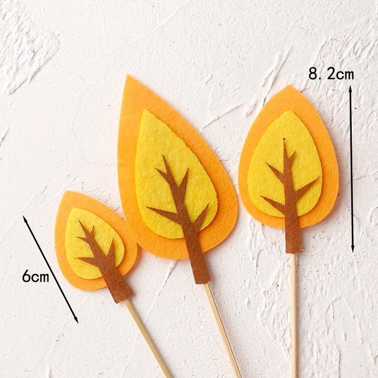 Baby Show Constellation Animal Leo Lion Happy Birthday Cake Topper Yellow Balloon Trees for Cake Decorating Party Supplies Gifts