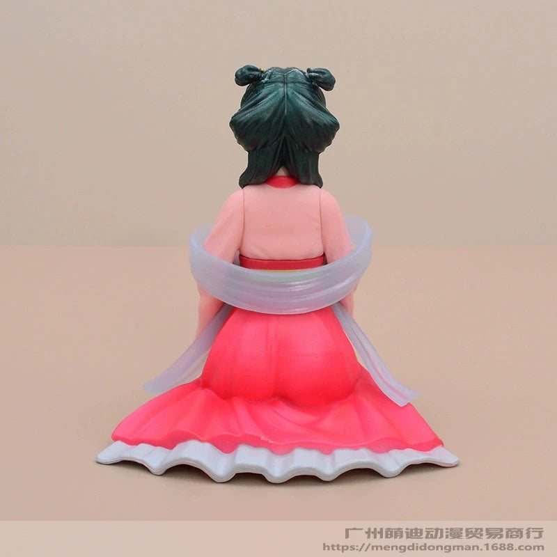 Anime The Apothecary Diaries Figure Maomao Sitting Posture National style  Pvc Model Kawaii cross-legged Collectible Model Doll