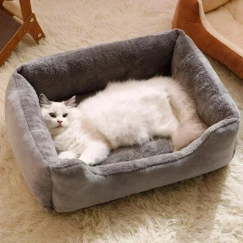 Bed For Cat Pet Products Cushions Kitten Good Comfortable Dog House Supplies Things Accessory Basket Warm House Beds For Winter