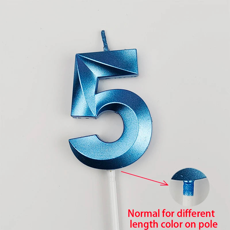 Birthday Digital Candle Opera House Digital Candles Birthday Cake Decoration Party Blue Pink Creative Candles