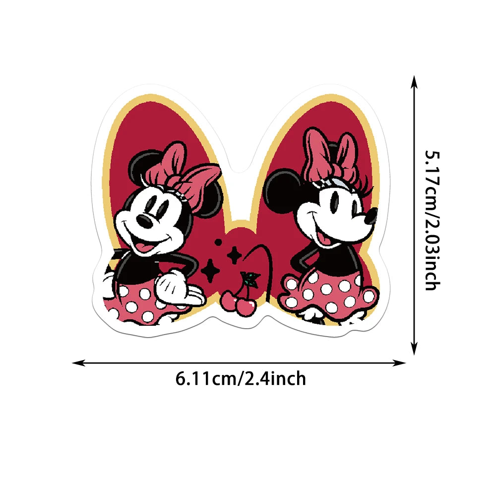 10/30/50pcs Disney Movie Mickey Minnie Graffiti Stickers Cute Cartoon Decals Laptop Motorcycle Car Phone Waterproof Sticker Toys