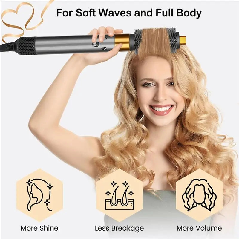 Conical Long Barrels(0.78In-1.4In) Round Volumizing Brush For Dyson Airwrap HS01 HS05 HS08 Curling Iron Attachment