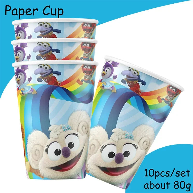 MUPPET BABIES Birthday Party Disposable Tableware Balloons Cute Birthday Party Decorations Party Decoration Baby Shower
