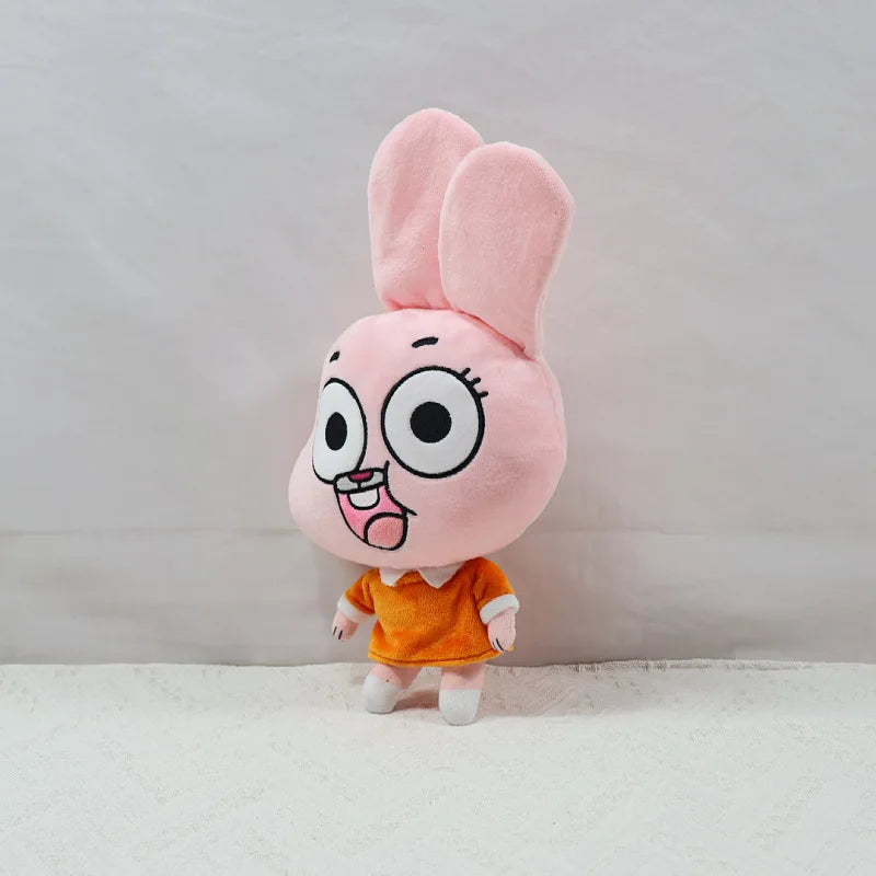 Anime The Amazing World Of Gumbal Plush Toys Kawaii Cat Rabbit Gumball Nicole Anais Sleep Companion Decoration Toy Gift For Fans