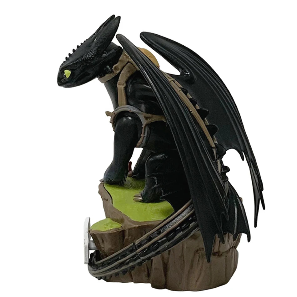 14cm Dragon Trainer Cute Model Toothless Dragon Figure Periphery PVC Dolls Decorative Collectibles festival Gift