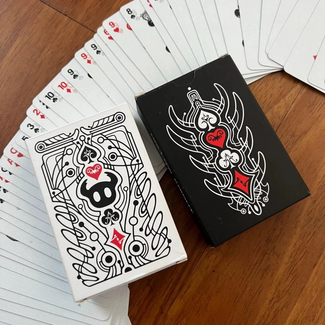 2pcs Hollow Knight Standard Poker Card Black White Playing Card Game Card Group Portable Creative Board Friend's party Game Toys
