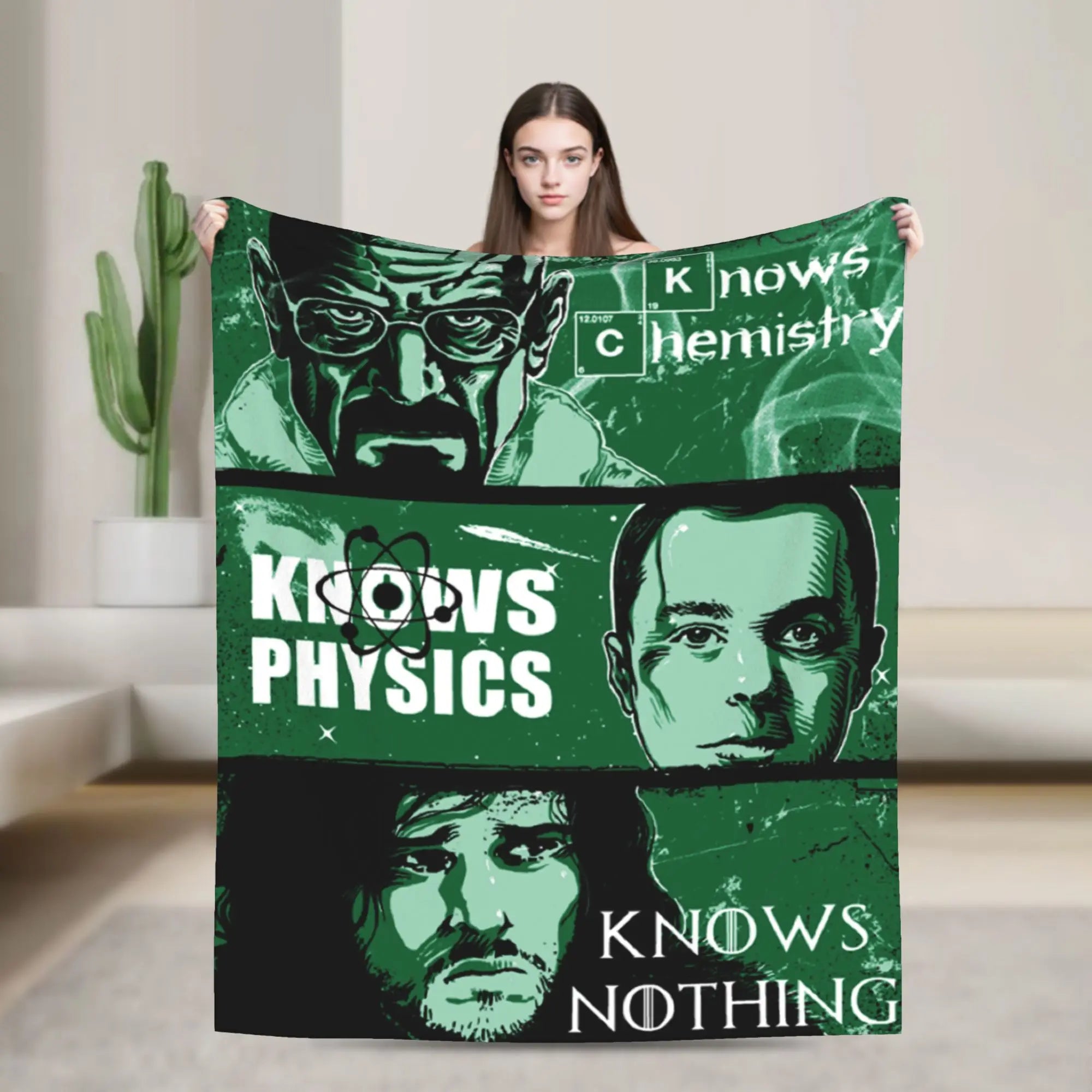 Breaking Bad Barrel Bee Blanket  Wool Novelty Soft Throw Blanket for Bed Sofa Autumn/Winter