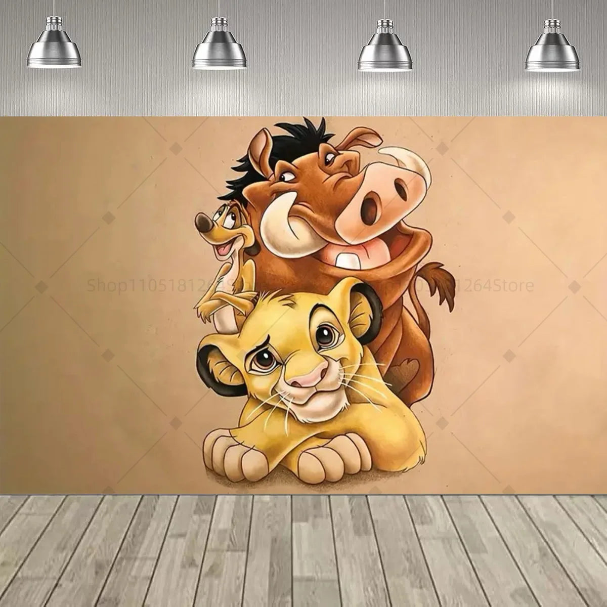 Disney Lion king Simba Party Decoration Backdrop Lion king Jungle Animals Birthday Party Supplies Decor Banner Baby Baptism Gift