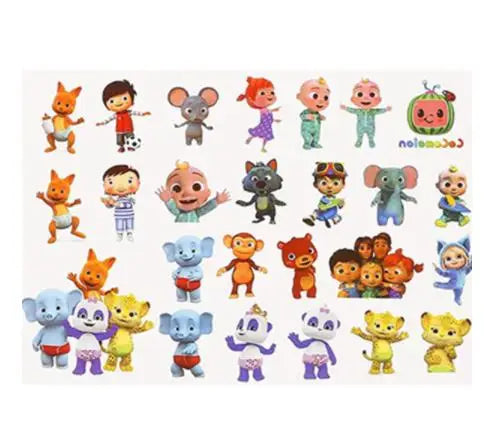 Cartoon Family Theme Birthday Party Decoration Disposable Set Tableware Plate Napkins Tablecloth For Kid Shower Supplies Puzzle