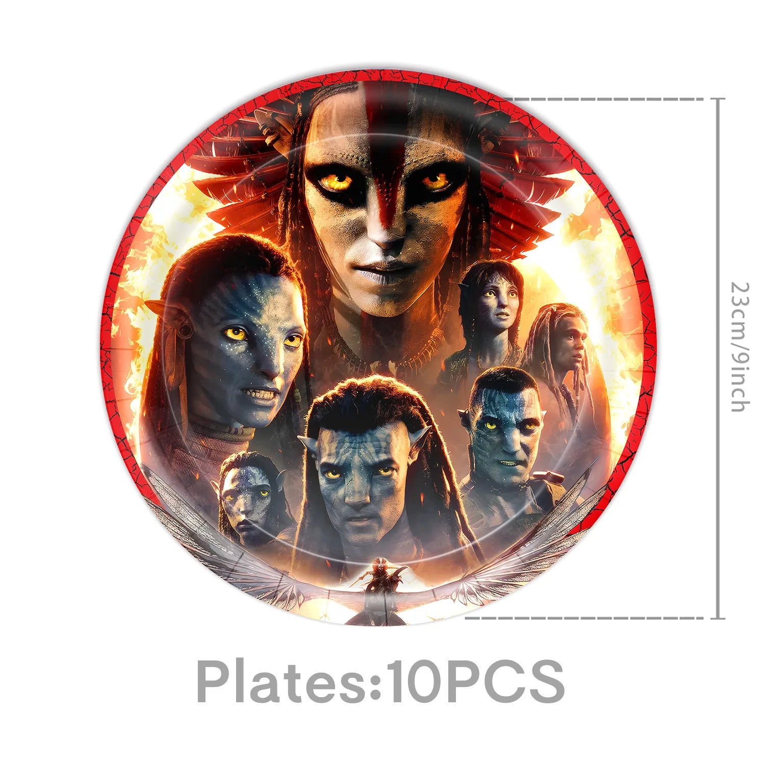 Avatar 3 Creative Theme Movie Party Decorations: Birthday Paper Plates, Paper Cups, Paper Towels, Tablecloths, and Banners
