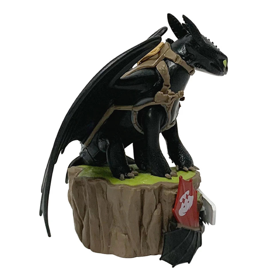 14cm Dragon Trainer Cute Model Toothless Dragon Figure Periphery PVC Dolls Decorative Collectibles festival Gift