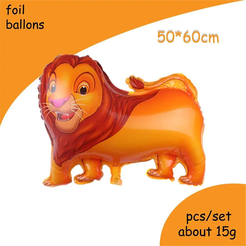 Disney Lion King Graduation Theme Decorations Lion King Backdrop Disposable Tableware Baby Shower Kids Party Supplies Gift