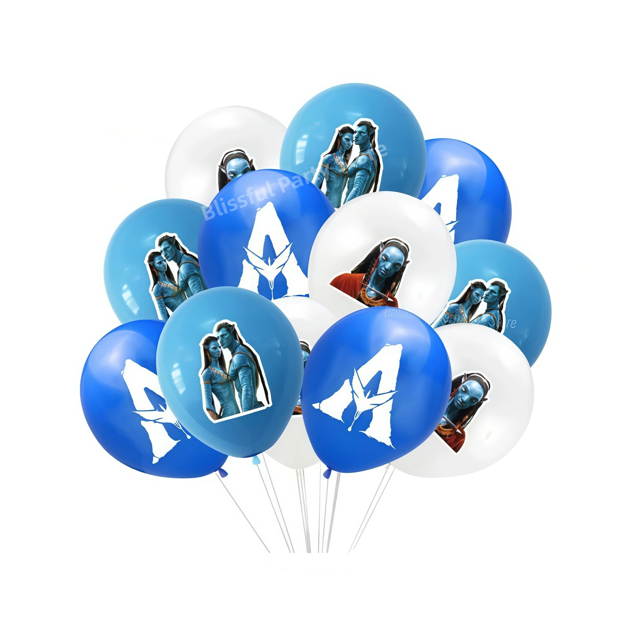 Avatar Theme Balloon Set Birthday Decoration Fire and Ash‌ Number Ballon Movie Themed Boy Party Supplies Gift Baby Shower Globos
