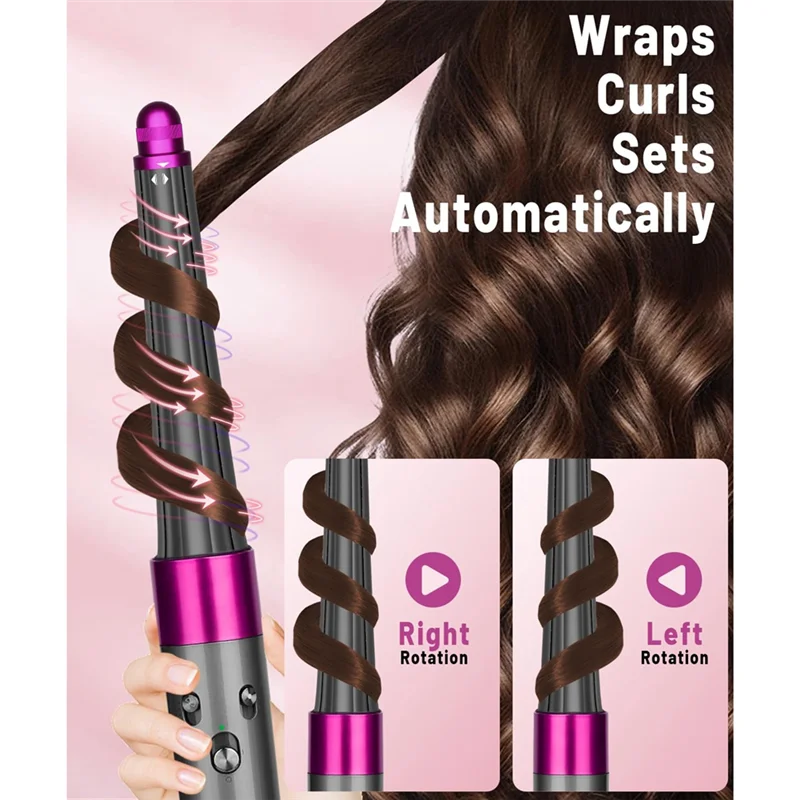 For Dyson Airwrap HS01 HS05 HS08 Dual Rotation Curling Iron Accessories- Long Barrels Attachment& Conical Long Barrels Curler