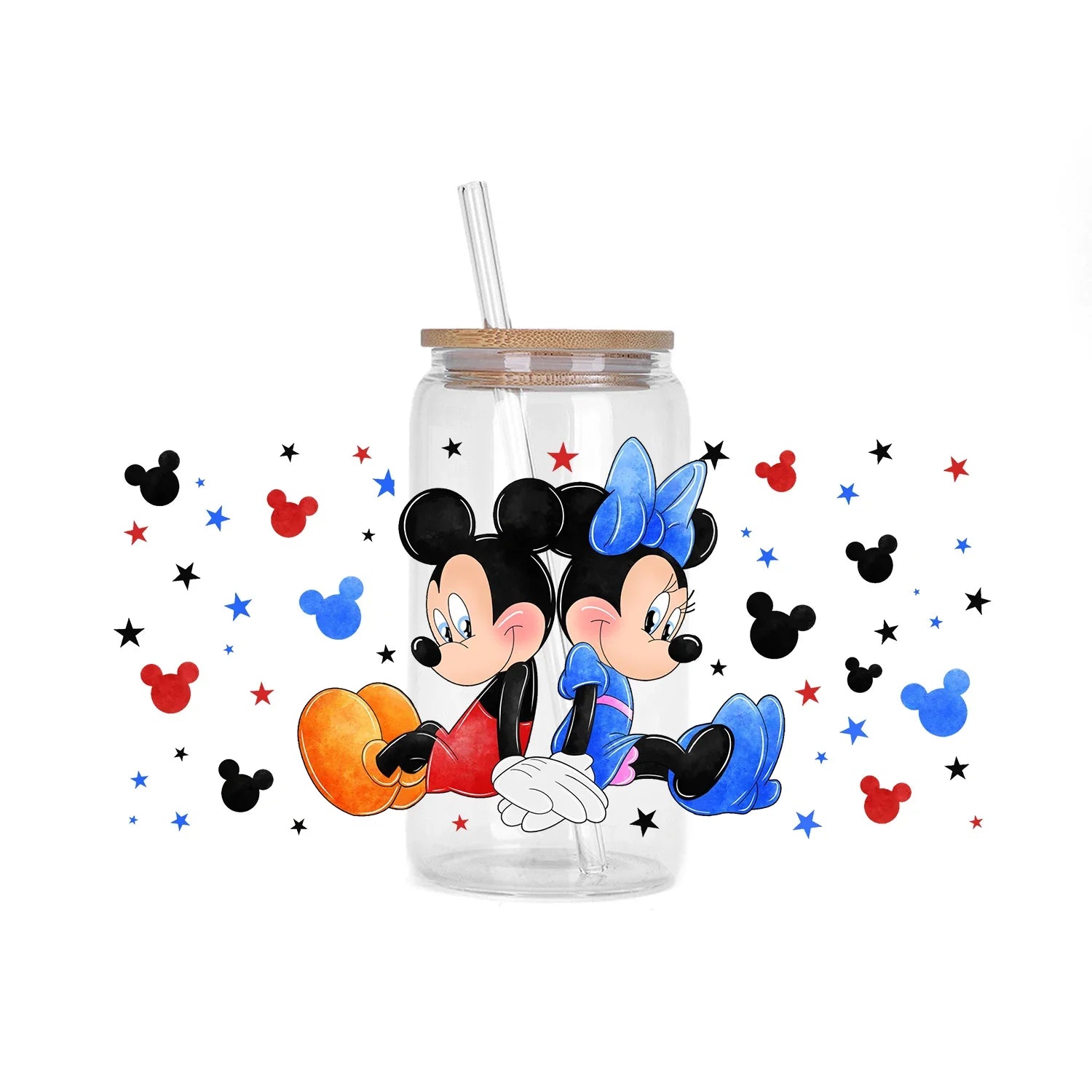 30 Style Valentine's Day Mickey XOXO UV Sticker Party DIY Decals 3D transfers uvdtf tumbler seal stickers 16oz uv dtf cup wraps