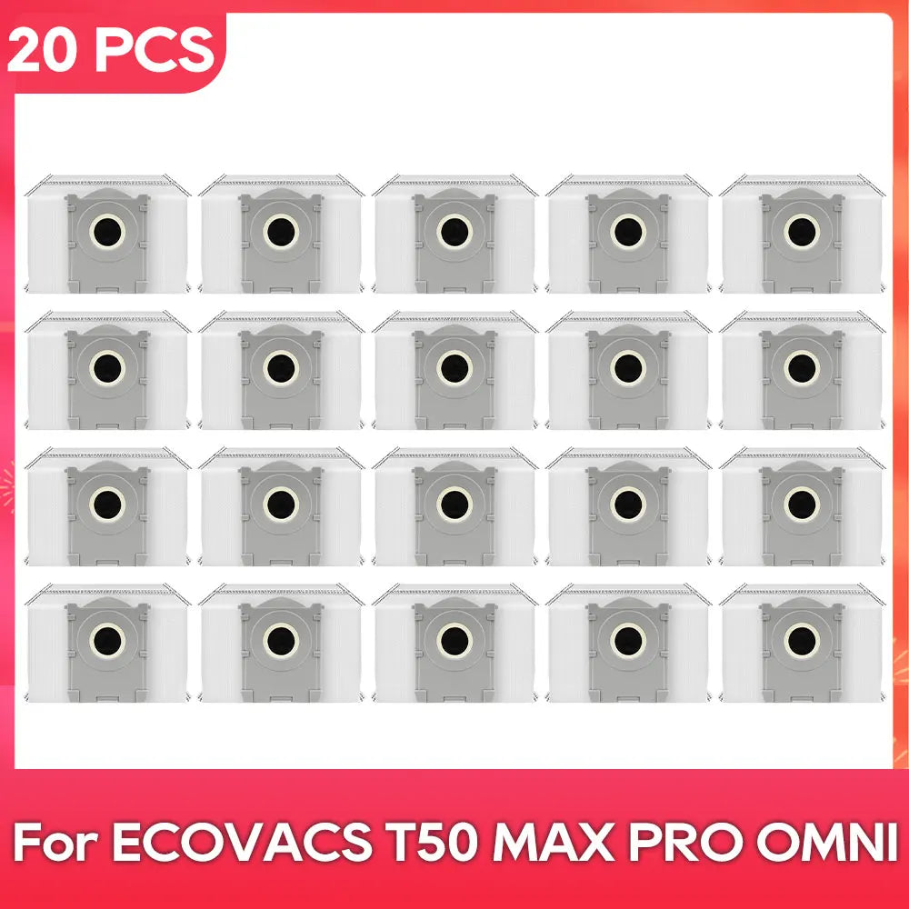Compatible For ( ECOVACS T50 MAX PRO OMNI ) Replacement Parts Accessories Main Side Brush Mop Cloth Dust Bag Hepa Filter