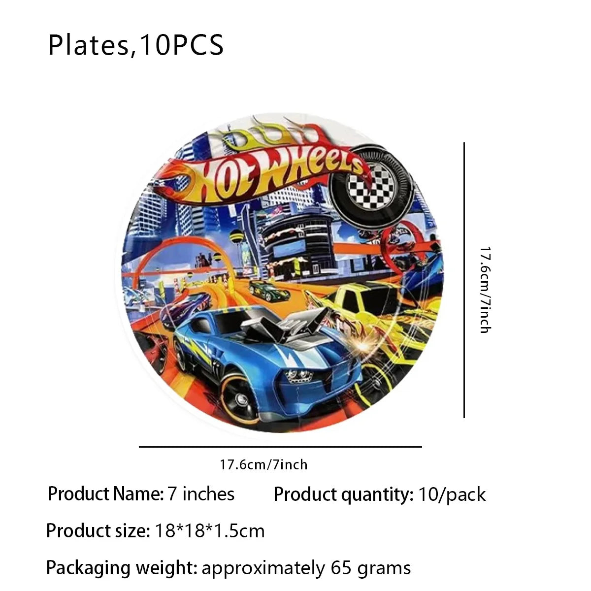 Hot Wheels Birthday Party Decor Disposable Tableware Racing Car Gift Bag Tablecloth Cake Balloon Plate Boy Kid Party Supplie Set