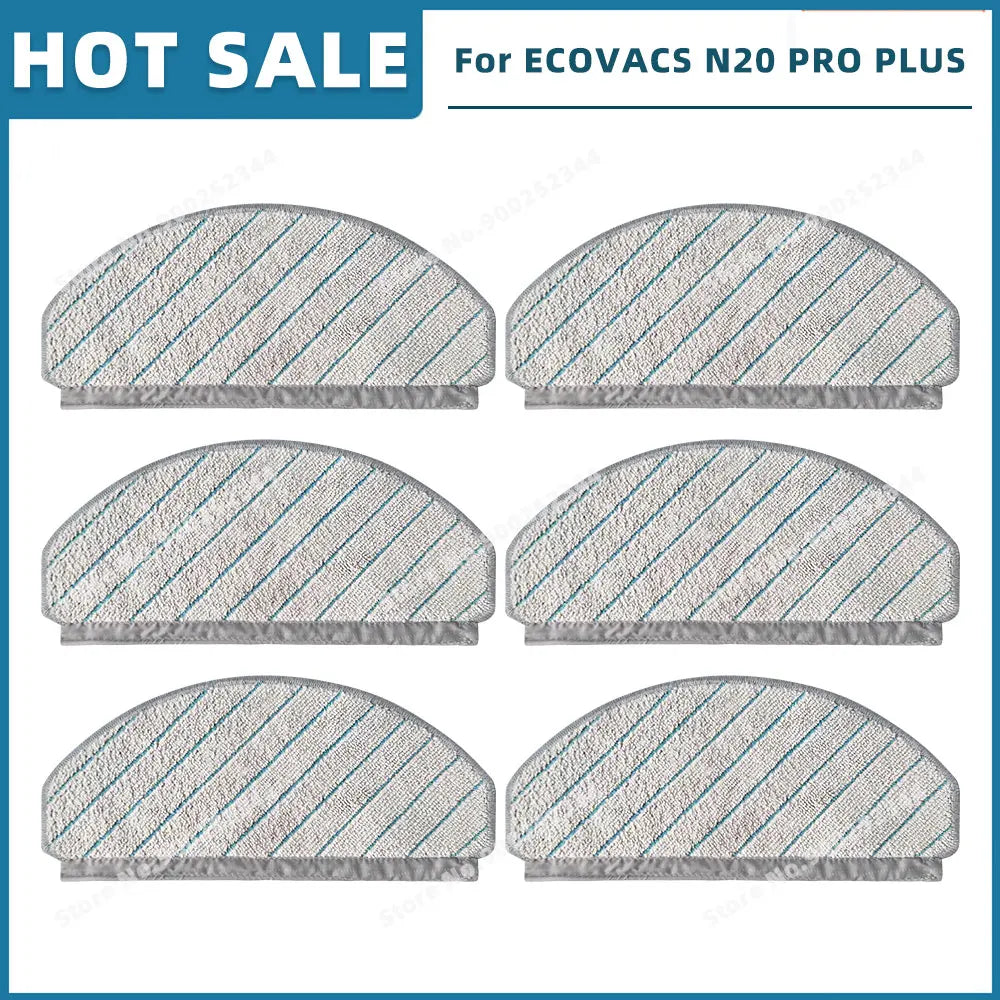 Compatible For ECOVACS DEBOT N20 / N20 PLUS / N20 PRO PLUS Spare Parts Accessories Main Side Brush Hepa Filter Mop Cloth
