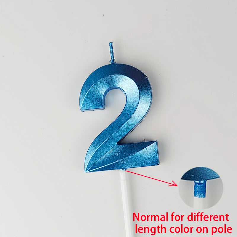 Birthday Digital Candle Opera House Digital Candles Birthday Cake Decoration Party Blue Pink Creative Candles