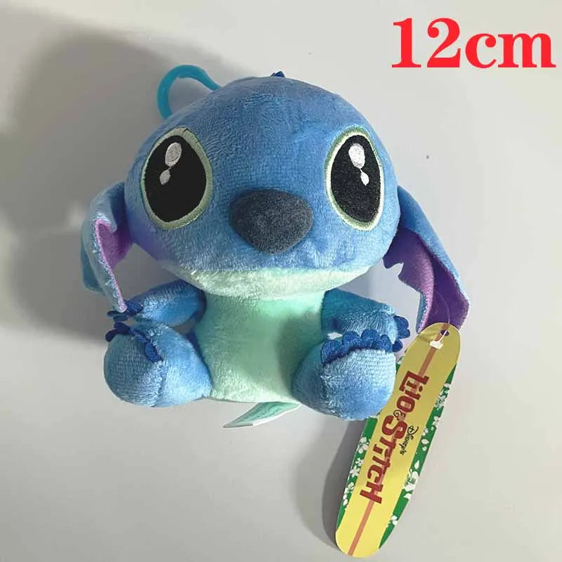 12cm-20cm Lilo And Stitch Couple Style Plush toy Cute Cartoon Pink Stitch soft Stuffed Plush Dolls Pendant Toys Christmas Gifts