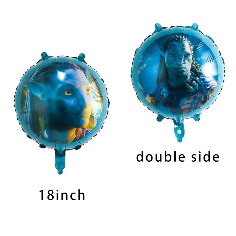 Avatar Balloon Boy War Birthday Party Supplies Baby Shower Pandora Na'vi Neytiri Decor Home Garden Decoration Party Balloons