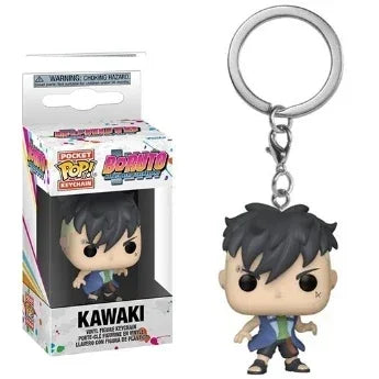 Funko POP New NARUTO Jiraiya Kurama Sasuke Kakashi Madara Sasuke Uchiha Kawaki Boruto Pocket Pop Keychain Model Toys Gifts