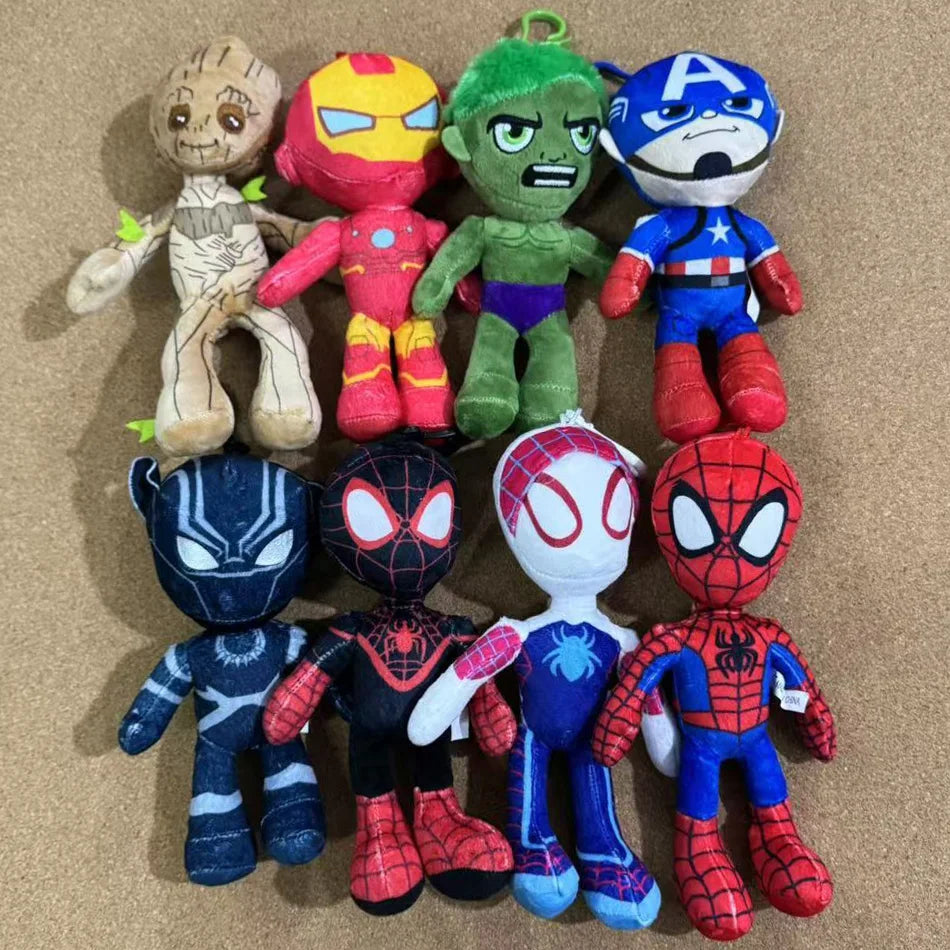 Classics Movie Marvel Comics The Avengers 30CM Spider Plush Stuffed Toys  Room Sleep Companion Plush toys Christmas Gifts