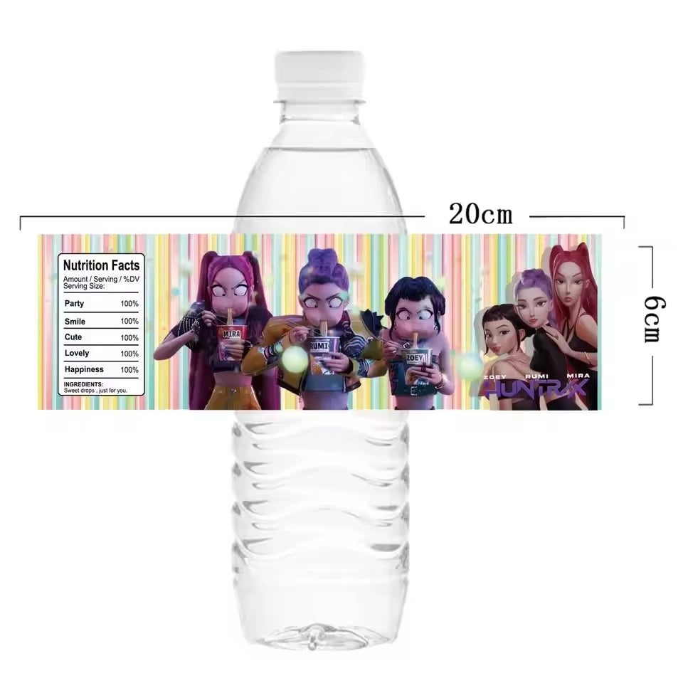 Demon Hunter Birthday Party Supplies Favors Kids Surprise Goody Bags Fillers Balloons Banner for Girls K-pop Anime Cosplay Party