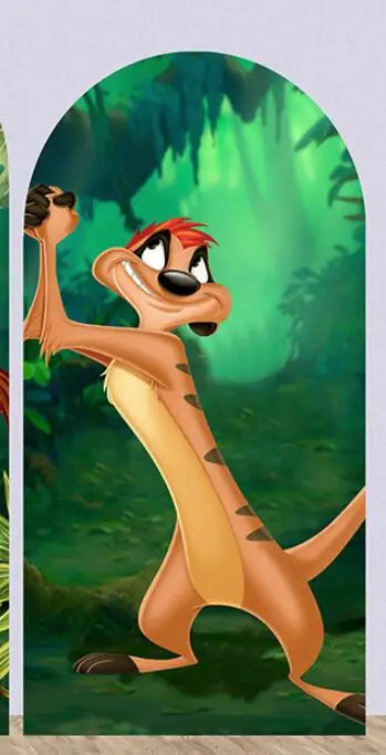 Disney Lion King Arch Covers Birthday Decorations Hakuna Matata theme Arch Wall Backdrop Banner Simba Baby Shower Background