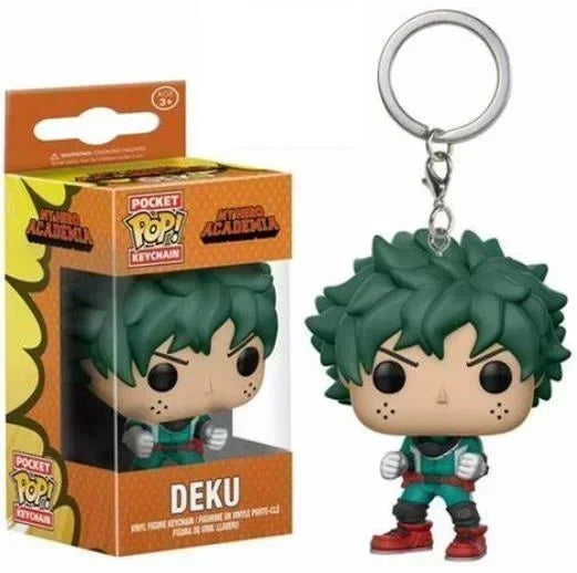 Funko POP Keychain My Hero Academia Himiko Toga Kurogiri Twice Hatsume Shigaraki Deku Bakugo Togata Dabi Midoriya Jiro Toys
