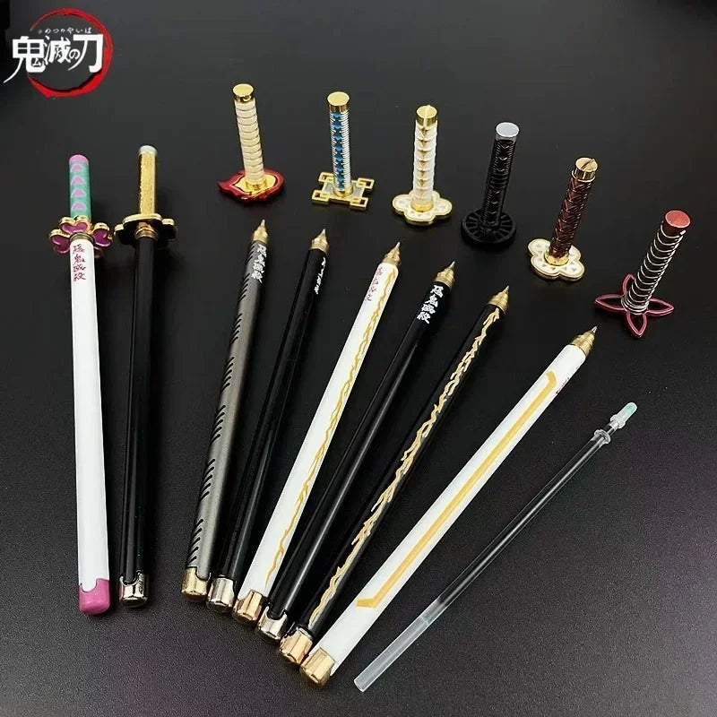 20cm  Anime Peripheral Neutral Pen/my Wife/Zenyi/moth/butterfly Blade Day Wheel Knife Stationery Signature Pen