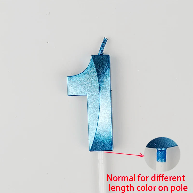 Birthday Digital Candle Opera House Digital Candles Birthday Cake Decoration Party Blue Pink Creative Candles