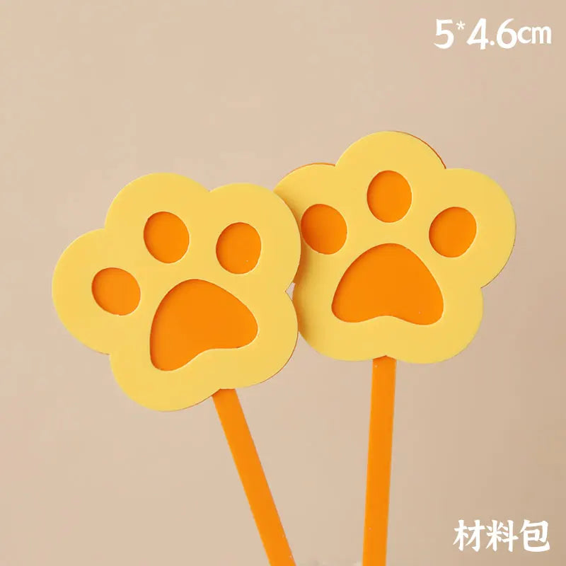 Baby Show Constellation Animal Leo Lion Happy Birthday Cake Topper Yellow Balloon Trees for Cake Decorating Party Supplies Gifts