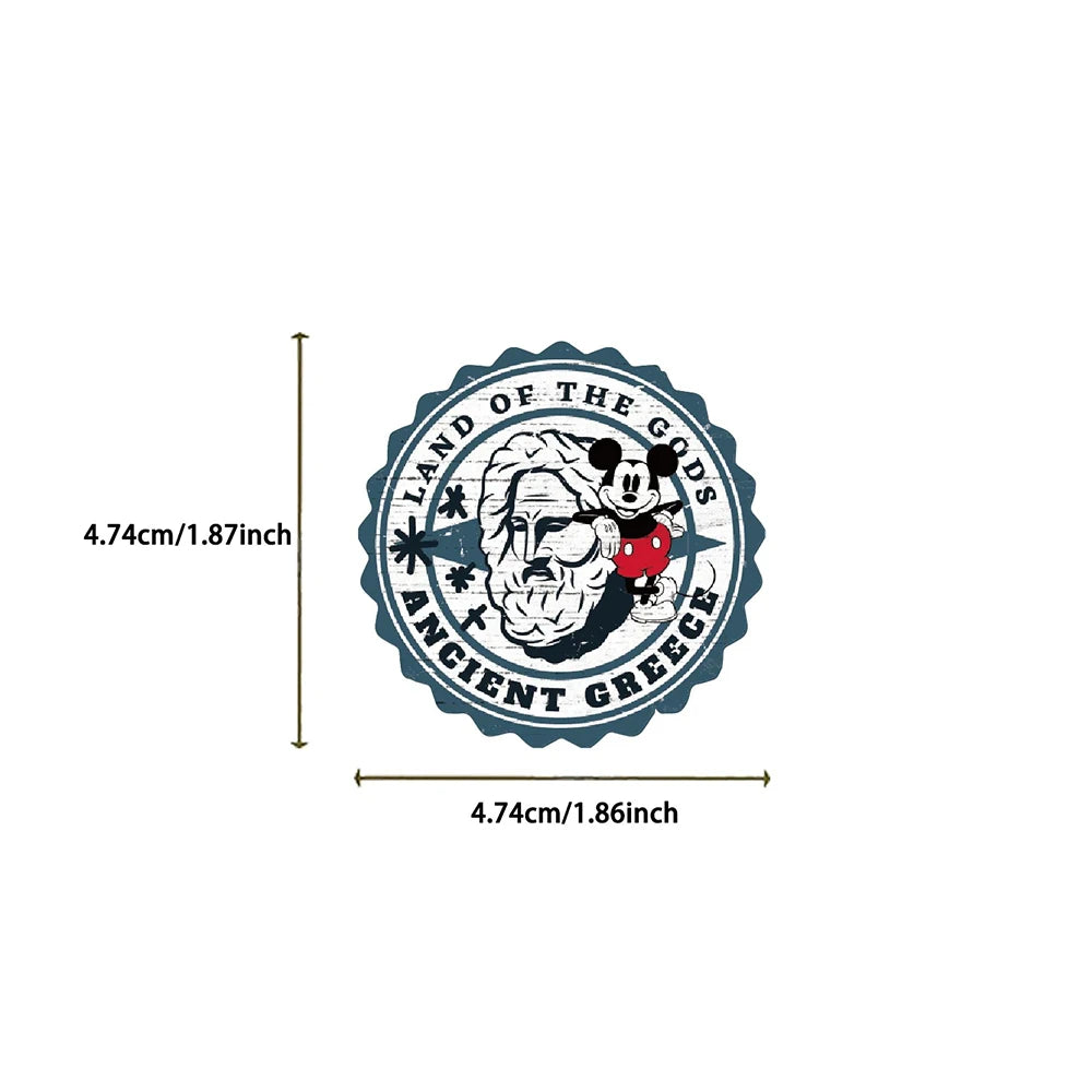 10/30/50pcs Disney Retro Mickey Stamps Cartoon Stickers Funny Graffiti Sticker for Kids Toy DIY Stationery Notebook Phone Decals