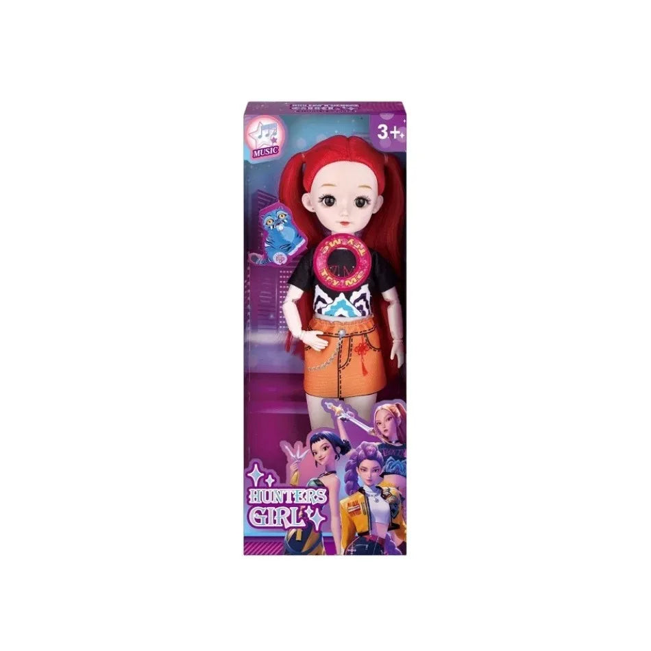 2026 Hot  KPop Doll 3D Eye Theme Song Music Anime Toys With gift set 12 inch Solid Body 15 Joint Delicate Doll Toy for Gifts