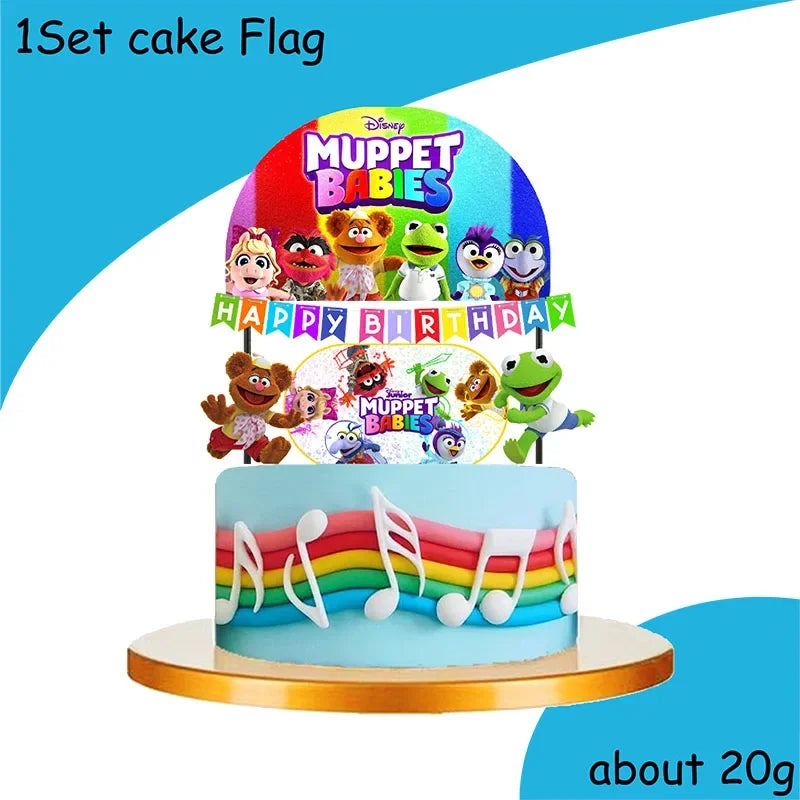 MUPPET BABIES Birthday Party Disposable Tableware Balloons Cute Birthday Party Decorations Party Decoration Baby Shower