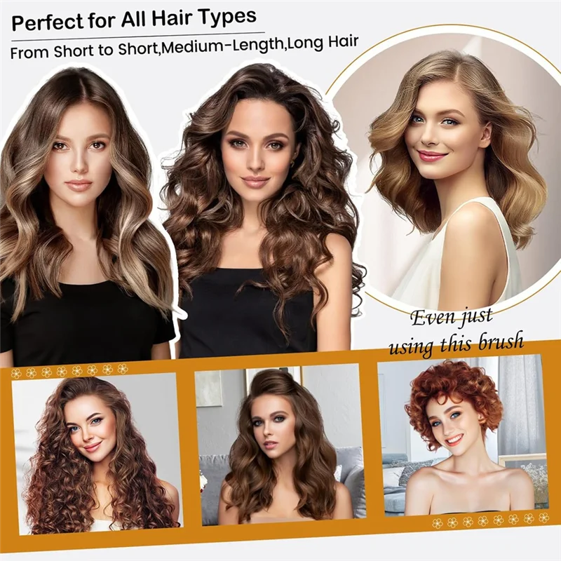 A78E-For Dyson Airwrap HS01/HS05 HS08 Round Brush Attachment/Airwrap Coanda 2X Round Volumizing Brush For Straight Curly Hair