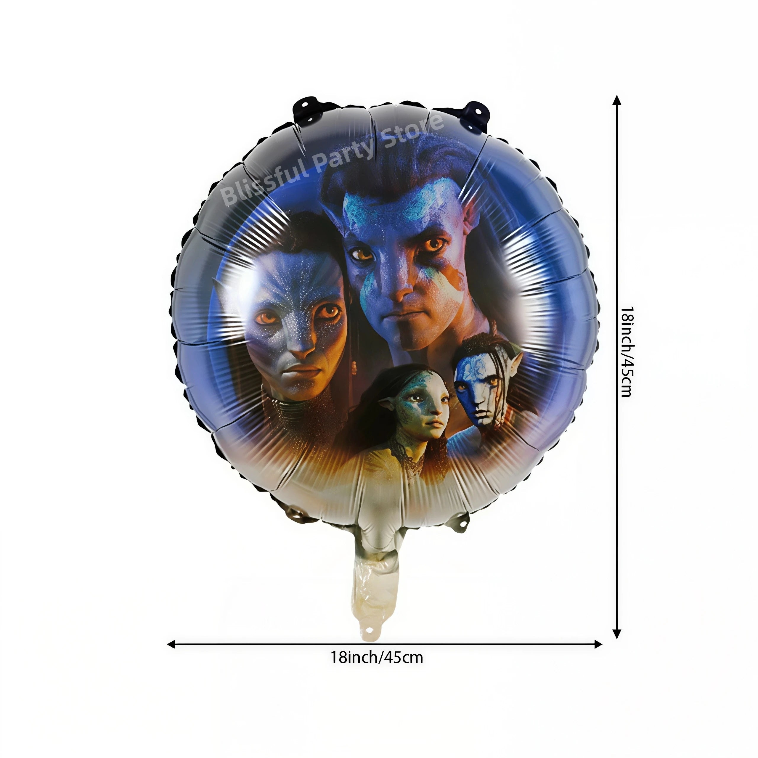 Avatar Theme Balloon Set Birthday Decoration Fire and Ash‌ Number Ballon Movie Themed Boy Party Supplies Gift Baby Shower Globos