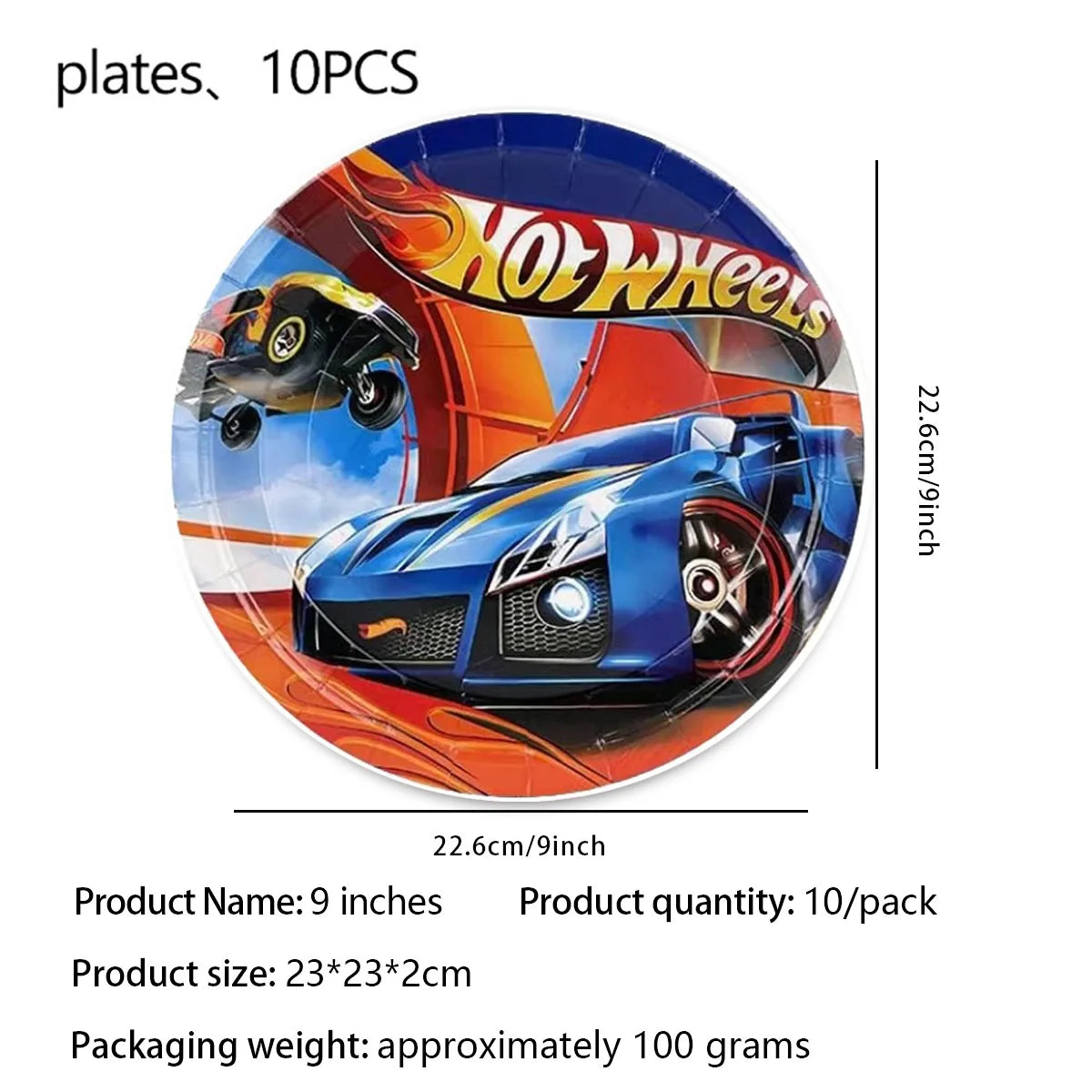 Hot Wheels Birthday Party Decor Disposable Tableware Racing Car Gift Bag Tablecloth Cake Balloon Plate Boy Kid Party Supplie Set
